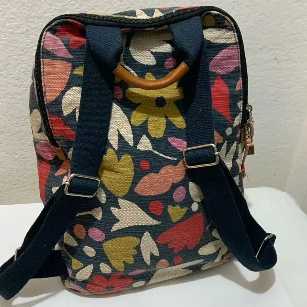 Fossil Blake Abstract Floral backpack multicolor